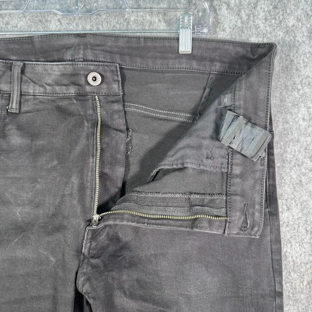 G Star Raw Type C 3D Super Slim Jeans Mens 40x34 Measured 40x30 Black Denim